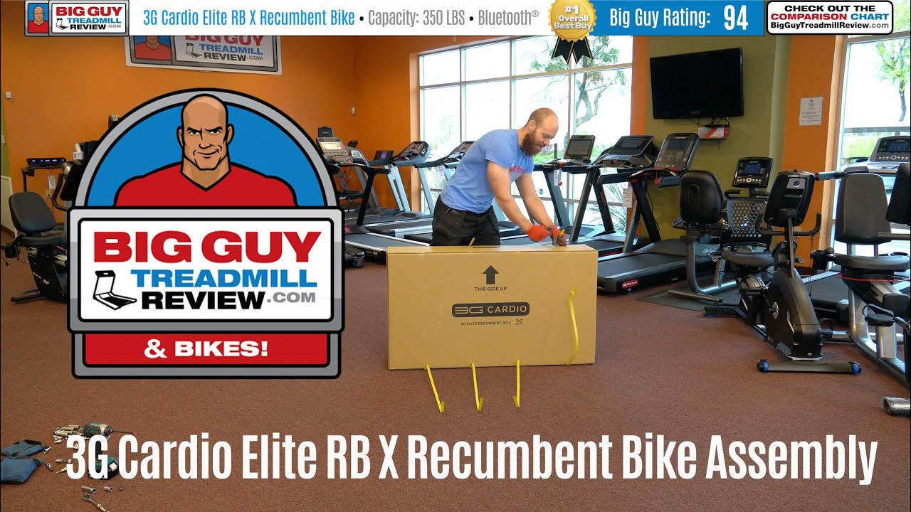 3G Cardio Elite RB X Recumbent Bike Assembly