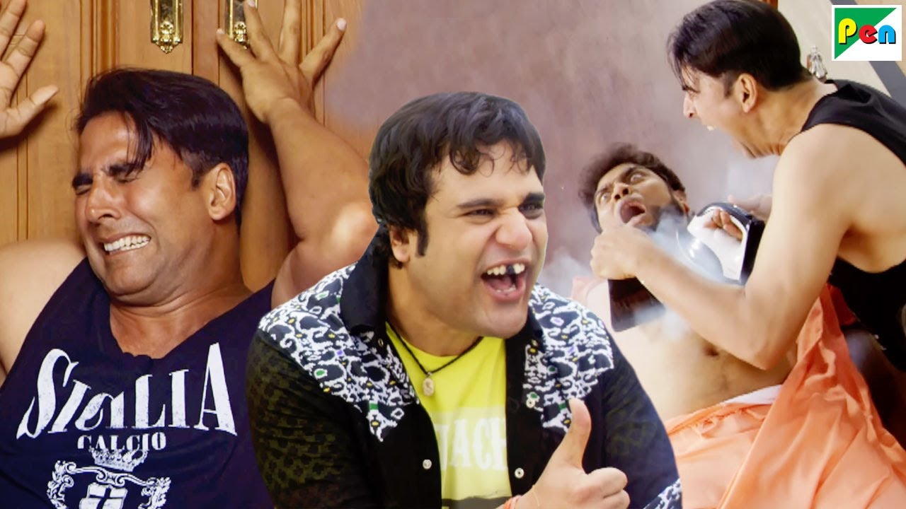 जुगनू का इस्त्री से Shock Treatment | Krushna Abhishek, Johny Lever, Akshay Kumar | Entertainment
