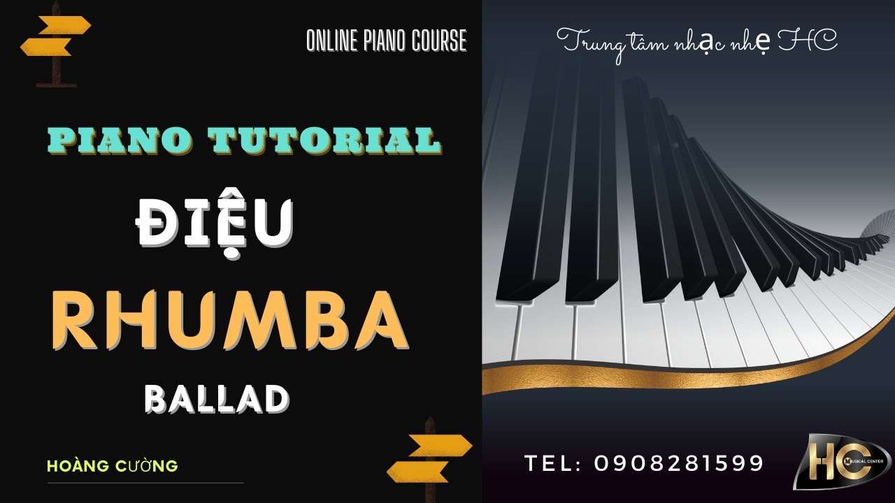 #08 |Pop piano|Rhumba ballad| Hoàng Cường Pianist