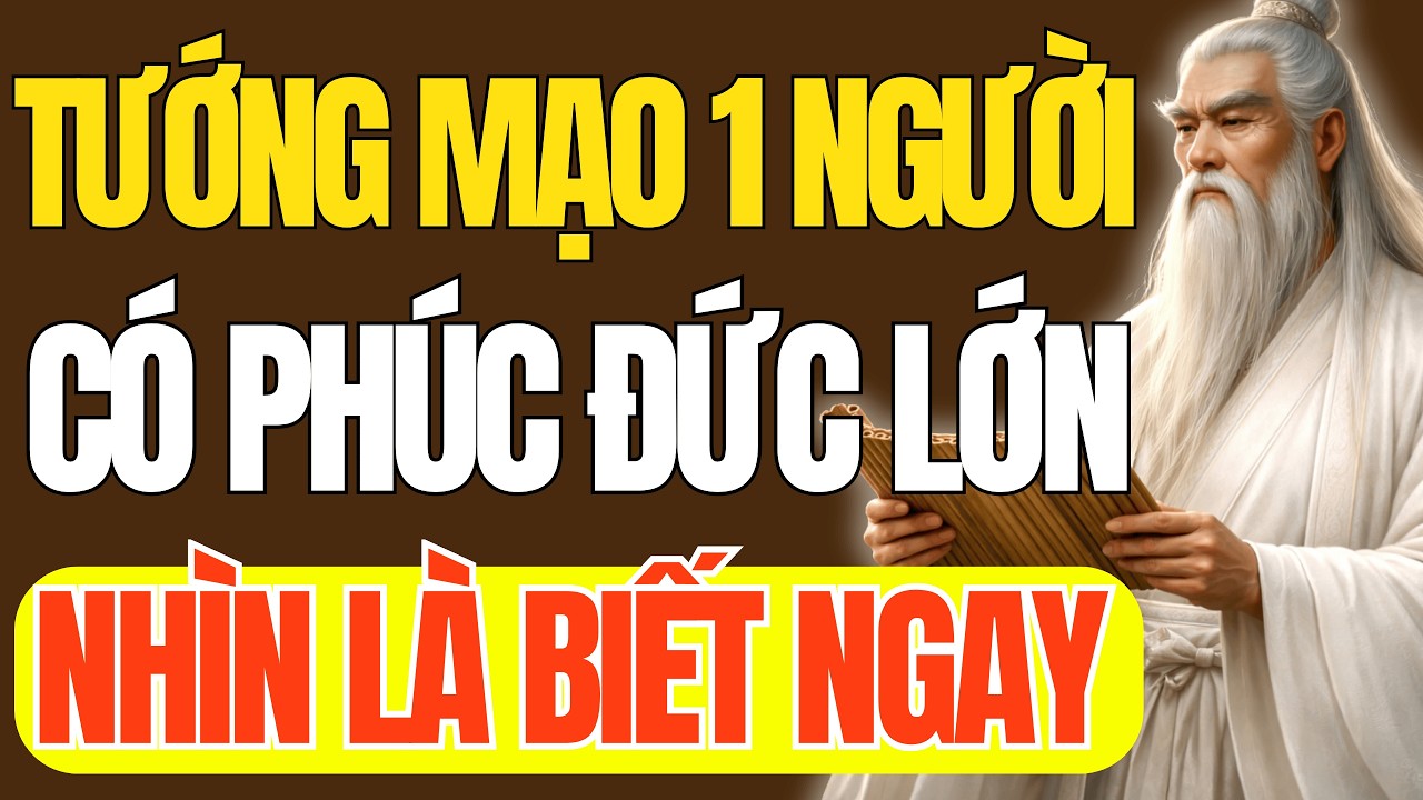 Cổ Nhân Dạy: Tướng Mạo Người Có Phúc Lớn, Nhìn Vẻ Bề Ngoài Là Biết | Triết Lý Cuộc Sống