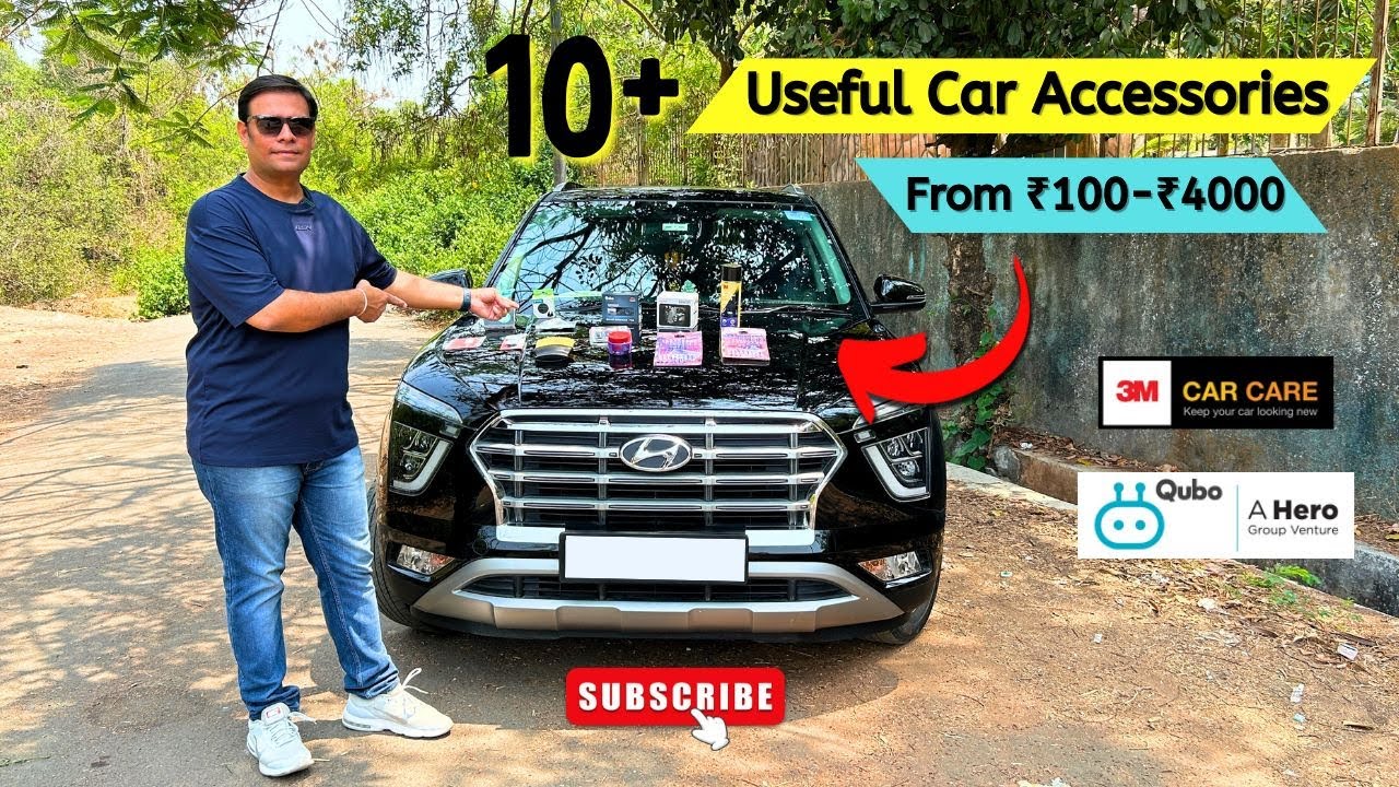 10+ Useful Car Accessories⚡| ₹100 - ₹4000 | Best Accessories @Amazon India  | @Motospeed India