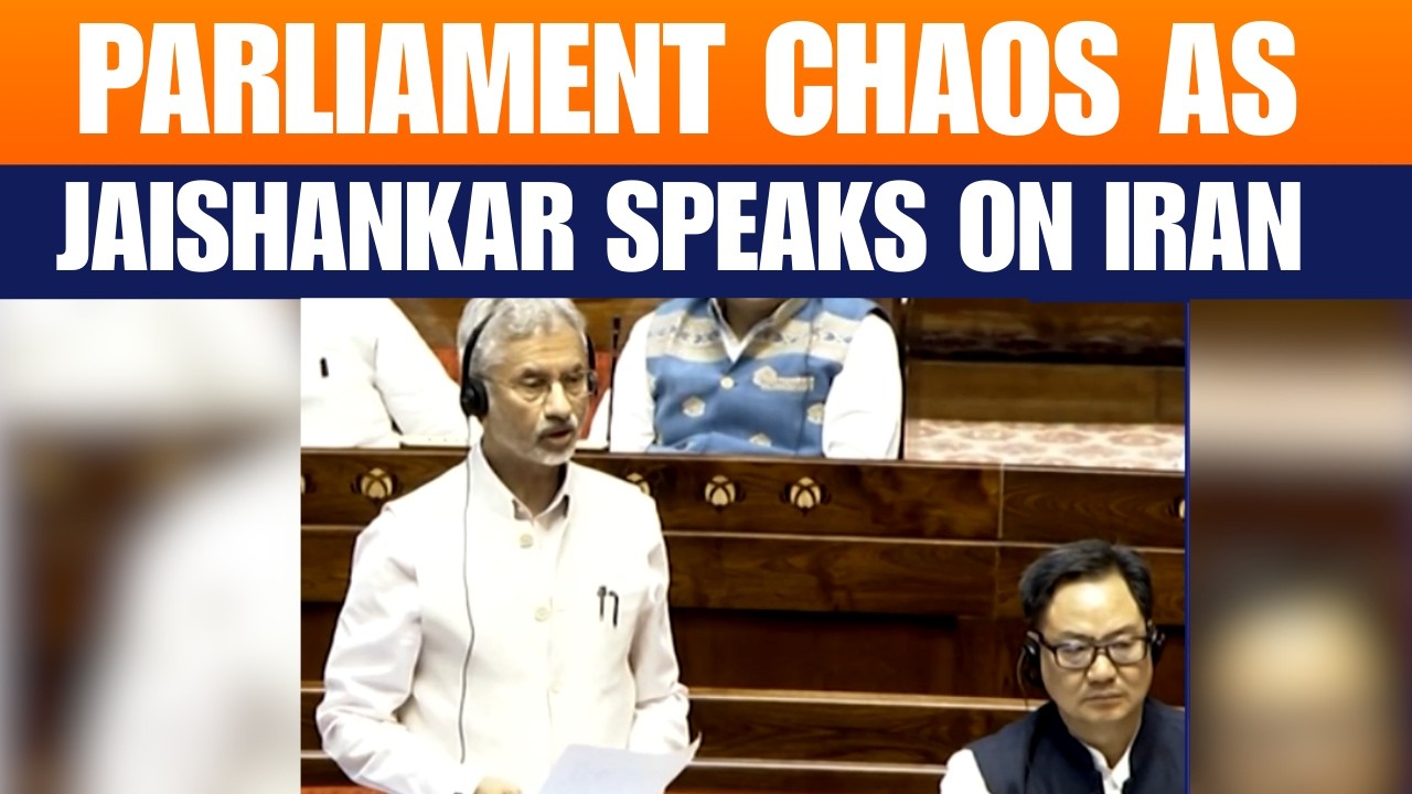 Opposition Protests As S Jaishankar Speaks On Iran War In Parliament | News9