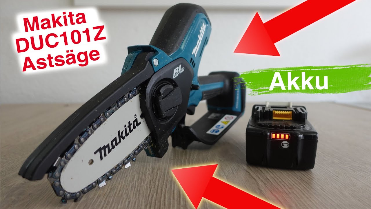 Makita DUC101Z Akku Astsäge Unboxing, Test und Fazit