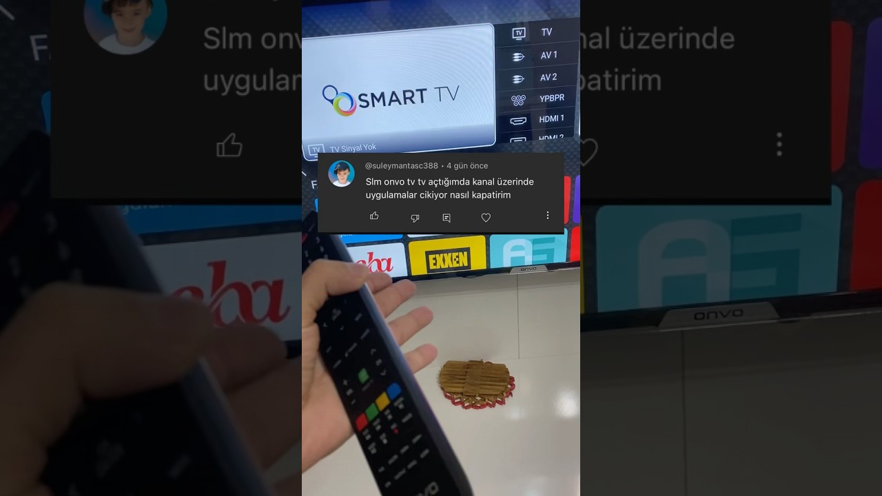 Televizyonu A&ccedil;tığınızda Uygulamalar &Ccedil;ıkıyorsa &ccedil;&ouml;z&uuml;m&uuml; burda :) Onvo tv #shortvideo