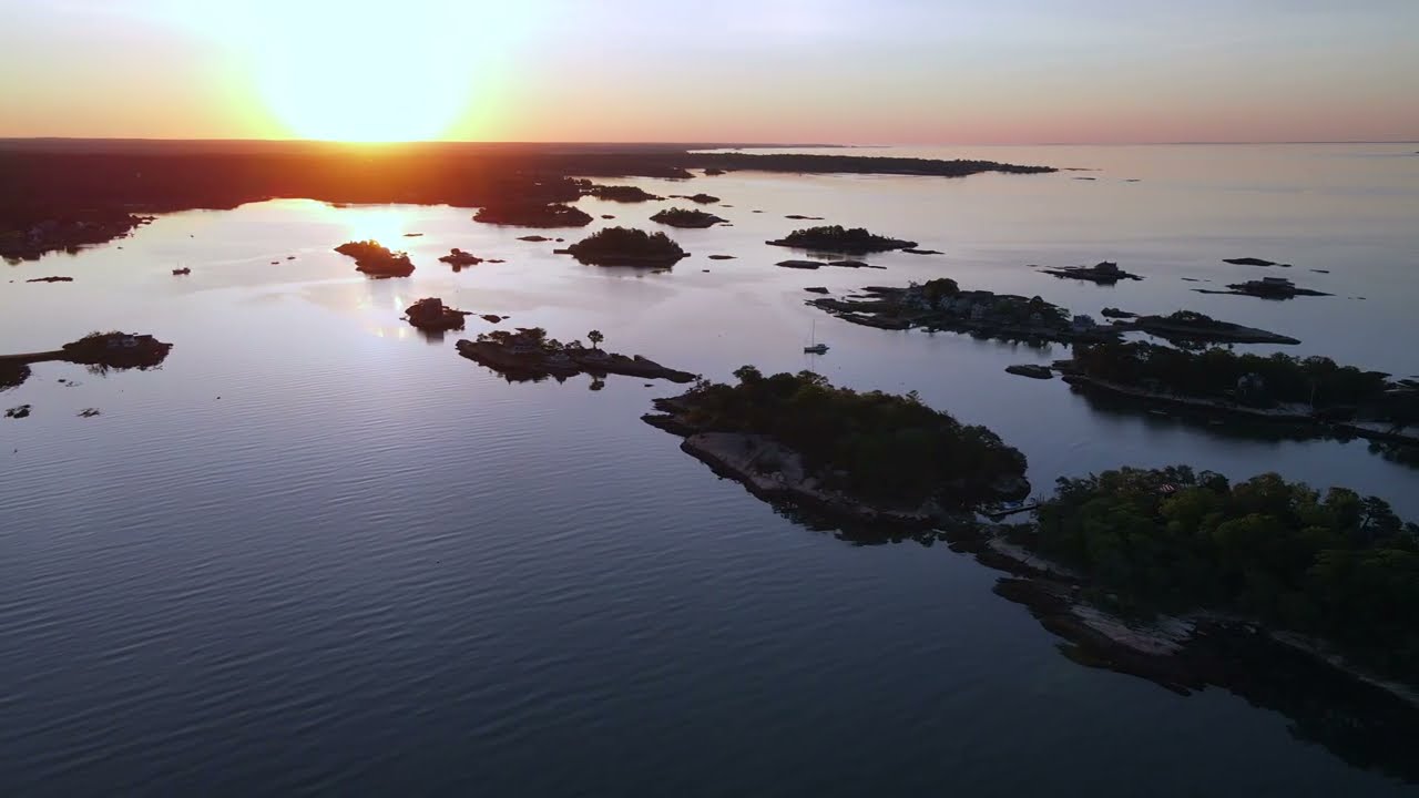 Sunrise over Thimble Islands - Branford, Connecticut