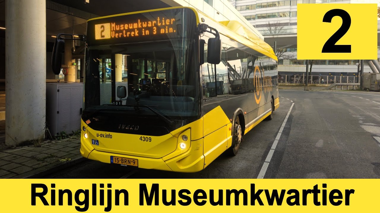 U-OV lijn 2: CS Centrumzijde - Museumkwartier - CS Centrumzijde  | Qbuzz 4309 | 2024