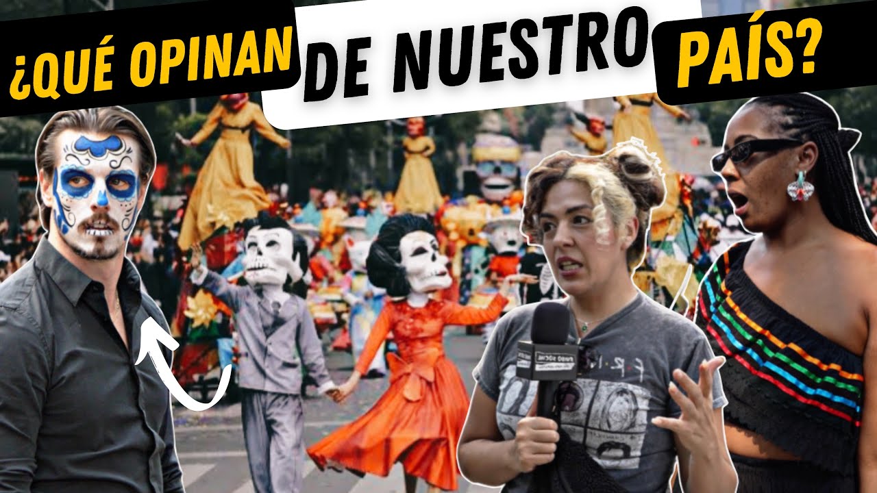EXTRANJEROS REACCIONAN a DIA DE MUER+OS en MÉXICO - Ruido Social