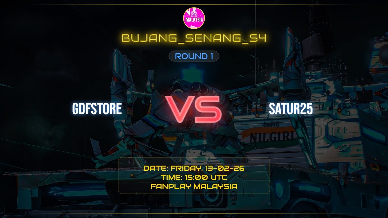 Round 1  |  GDFSTORE vs SATUR25  |  Bujang_Senang_S4  |  Fanplay Malaysia