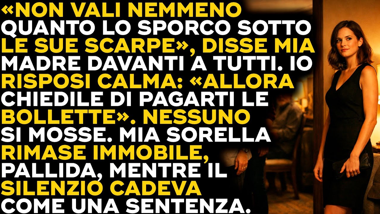 «Non Vali Nemmeno Le Sue Scarpe» — Ma Una Frase Ha Fatto Gelare Tutta La Stanza...