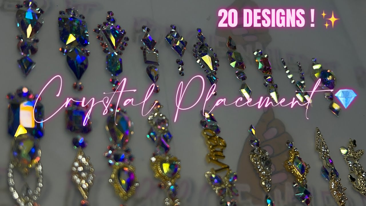 РАСПОЛОЖЕНИЕ КРИСТАЛЛОВ 💎✨| КАК НАНЕСТИ КРИСТАЛЛЫ НА НОГТИ | 20 ДИЗАЙНОВ!| + ОБЪЯВЛЕНИЕ ПОБЕДИТЕЛ...