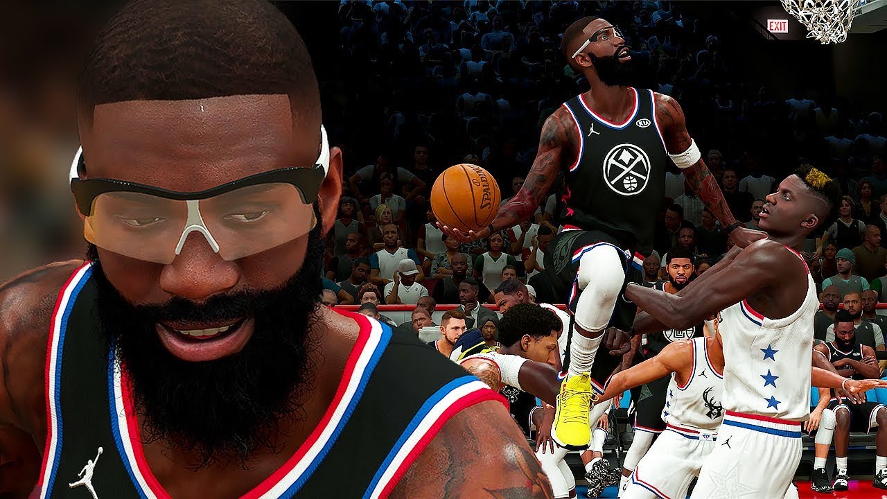 VERT CATCHES CRAZY BODY IN DEBUT ALL STAR GAME! MID SEASON ATTRIBUTE UPDATE NBA 2K20 MyCAREER