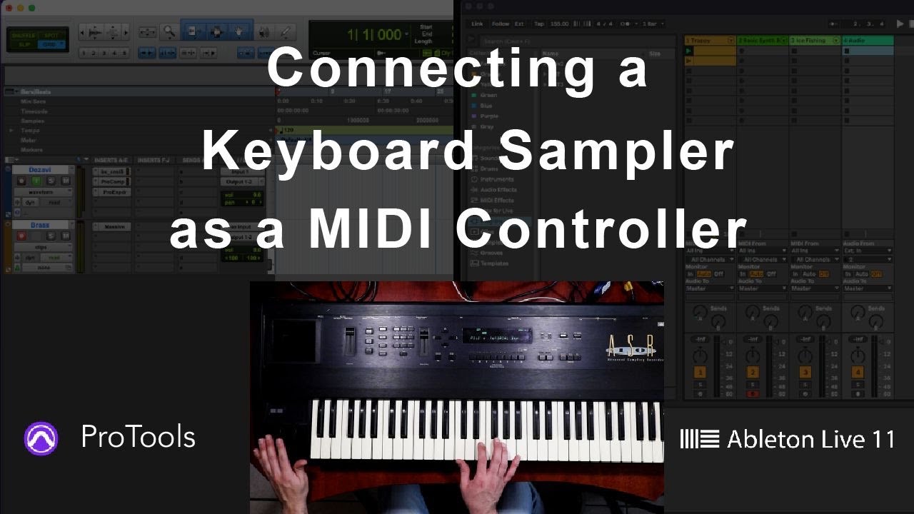 Connecting Keyboard Samplers as MIDI Controllers