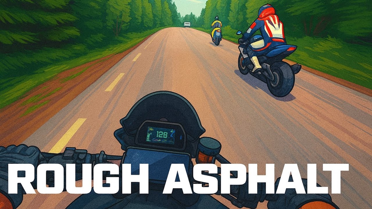 ROUGH ASPHALT It Shouldn’t Be Fun. But It Is Yamaha POV 4k 