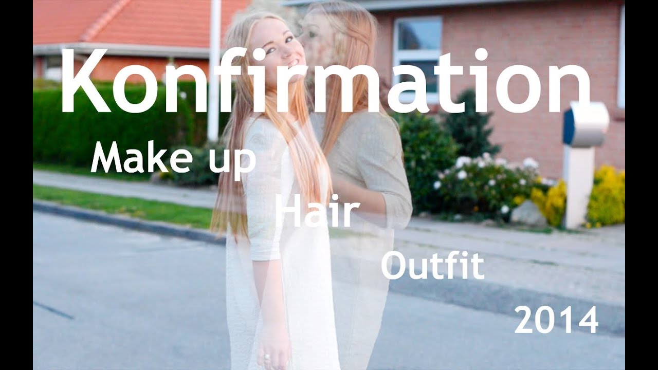 Konfirmation - Make up, hår & outfit