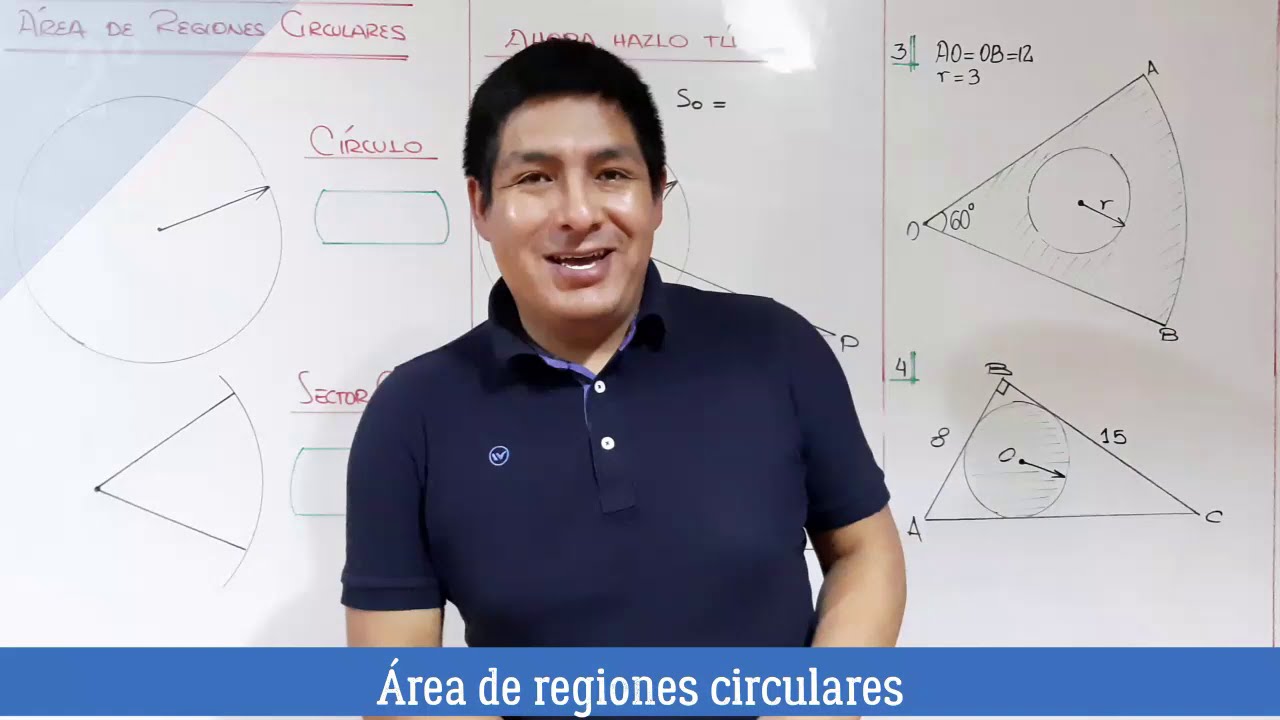 TEMA 20 -  2° SECUNDARIA -  GEOMETRÍA -  ÁREA DE REGIONES CIRCULARES 2020