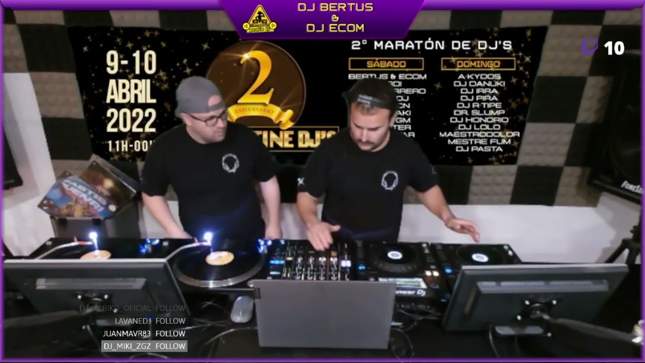 2º aniversario Quarantine Dj's - Dj Bertus & Dj Ecom