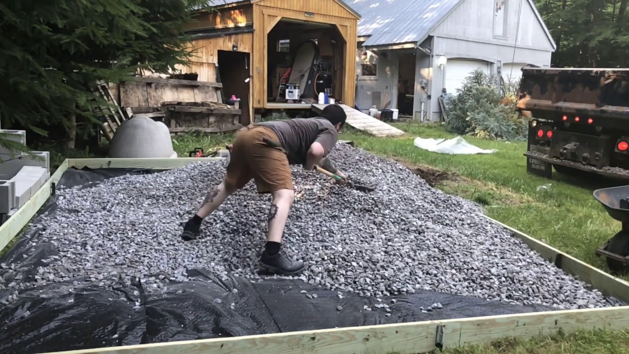 $300 Crushed Stone Fire Pit Area