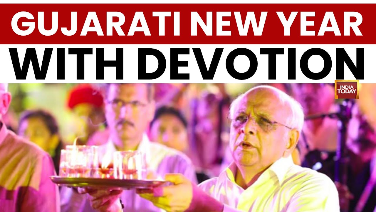 Gujarati New Year 2025: CM Bhupendra Patel Visits Adalaj Dada Bhagwan Temple | India Today News
