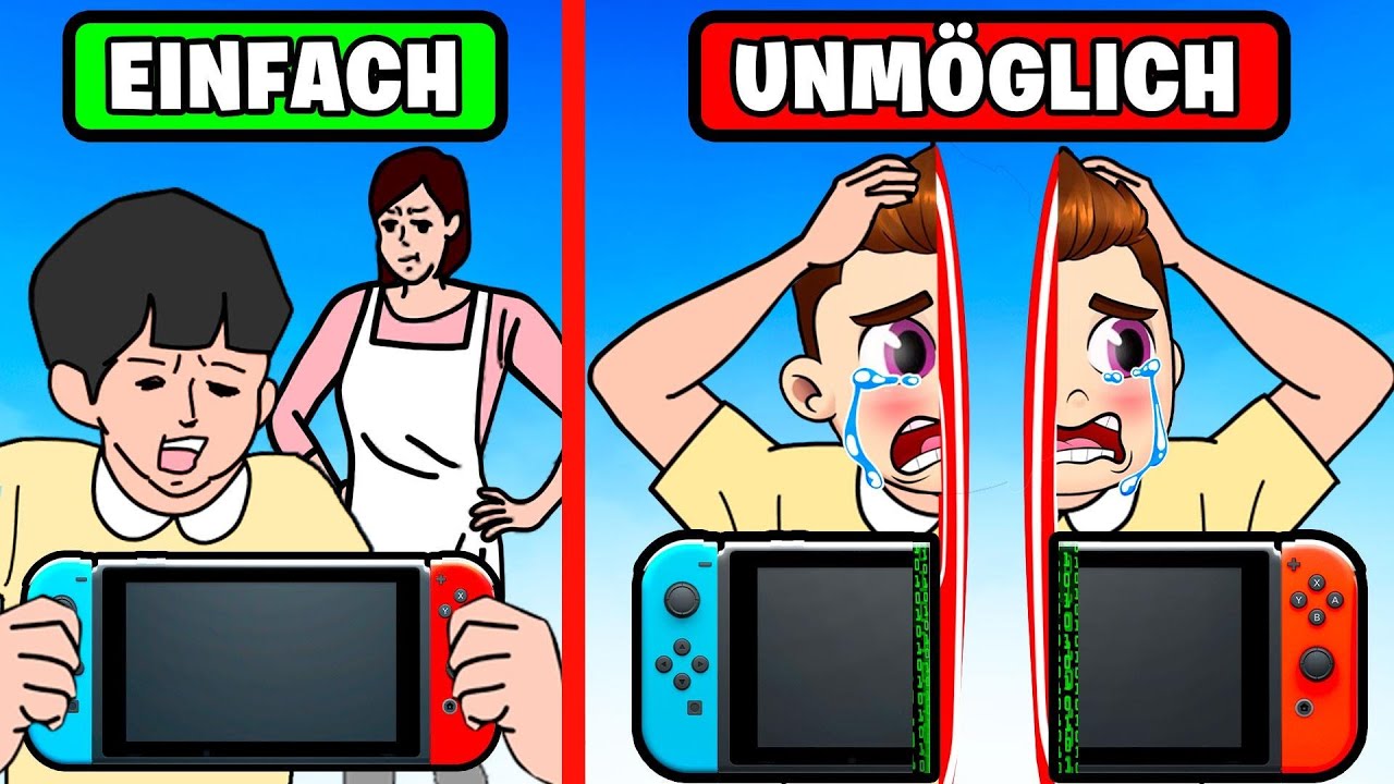 EINFACH vs UNMÖGLICH in MAMA HAT MEIN SPIEL VERSTECKT