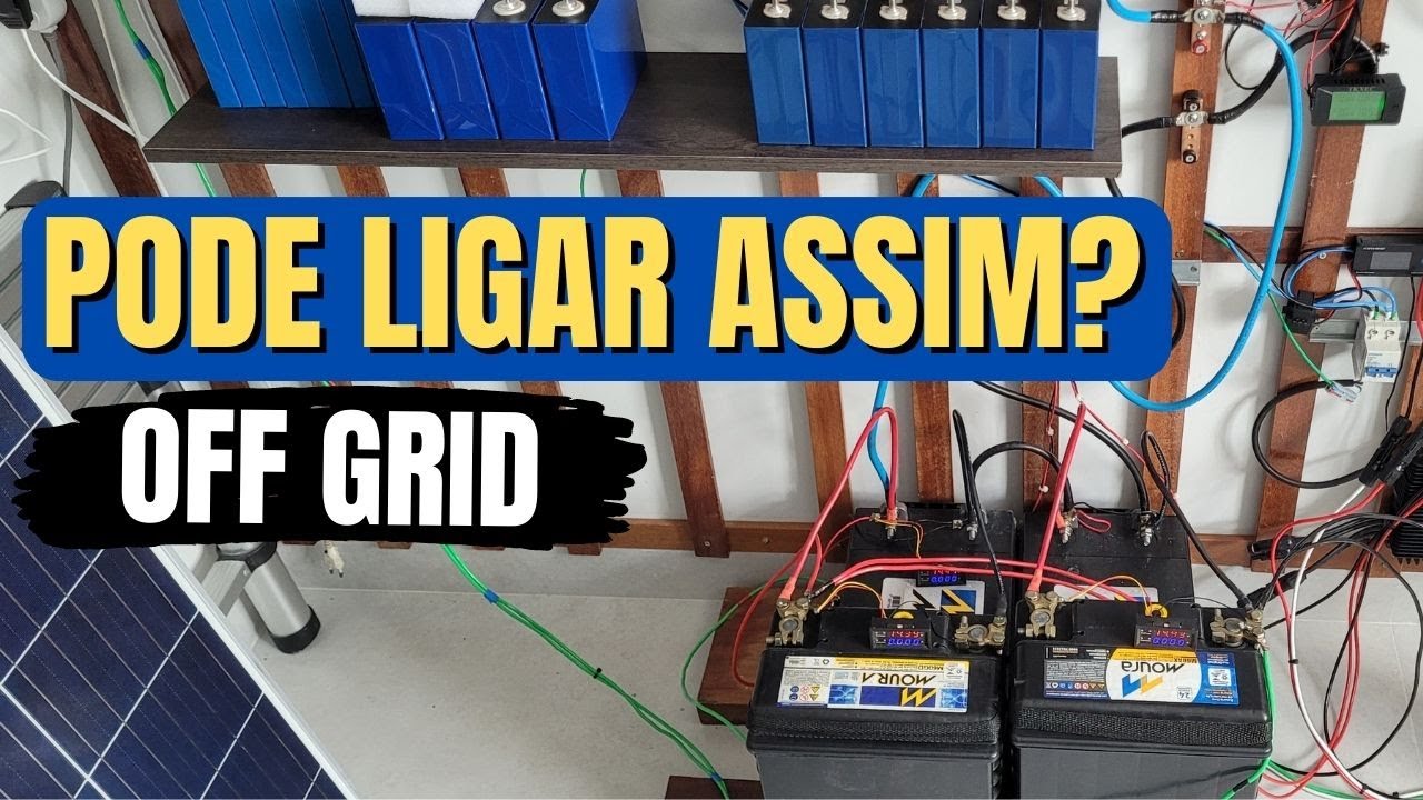 Pode associar Baterias de diferentes capacidades  no off grid ?