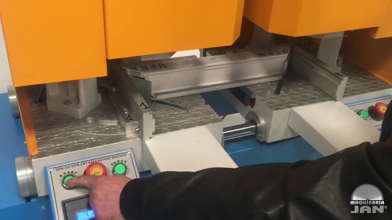 Máquina Soldadora doble cabezal para PVC y Aluminio - Virgin-III