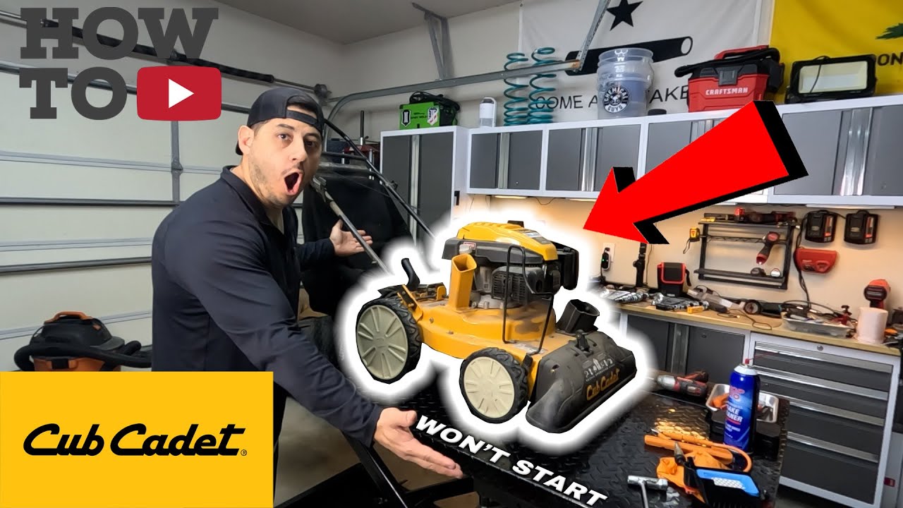 Cub Cadet Leaf Vacuum Won't Start! - FIXED!