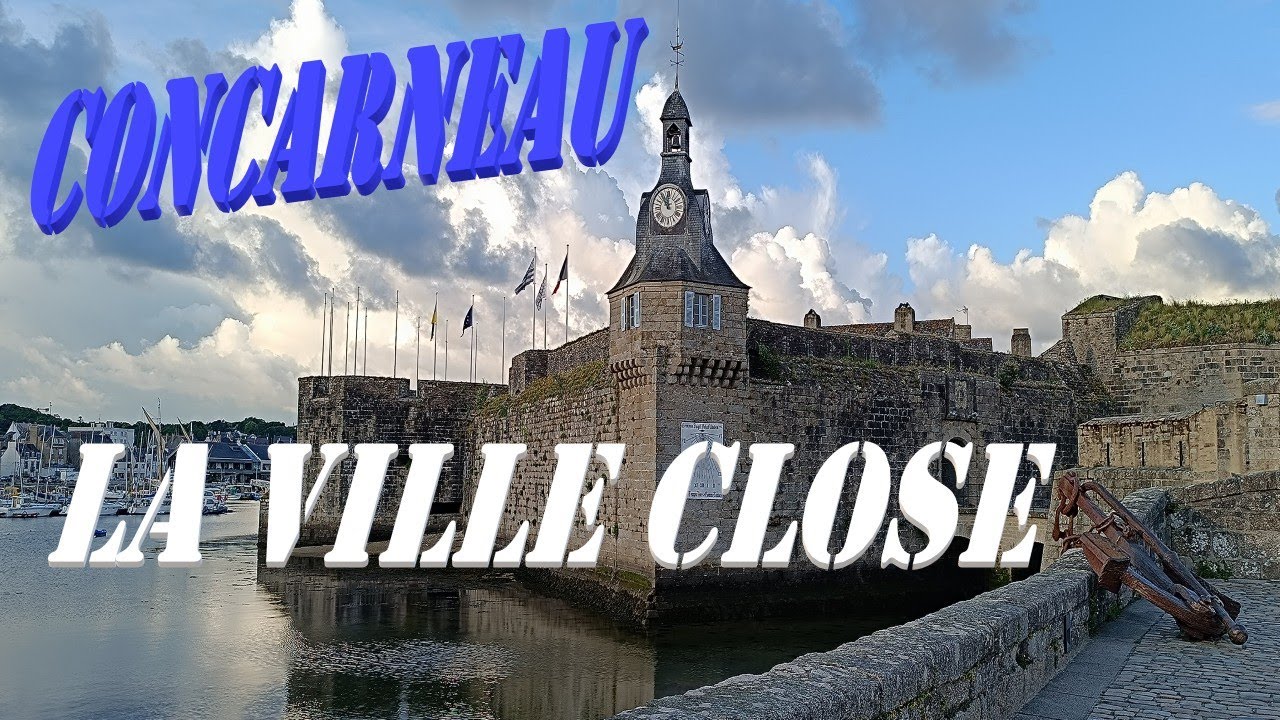 Concarneau : La Ville Close, au sud du Finitère en Bretagne