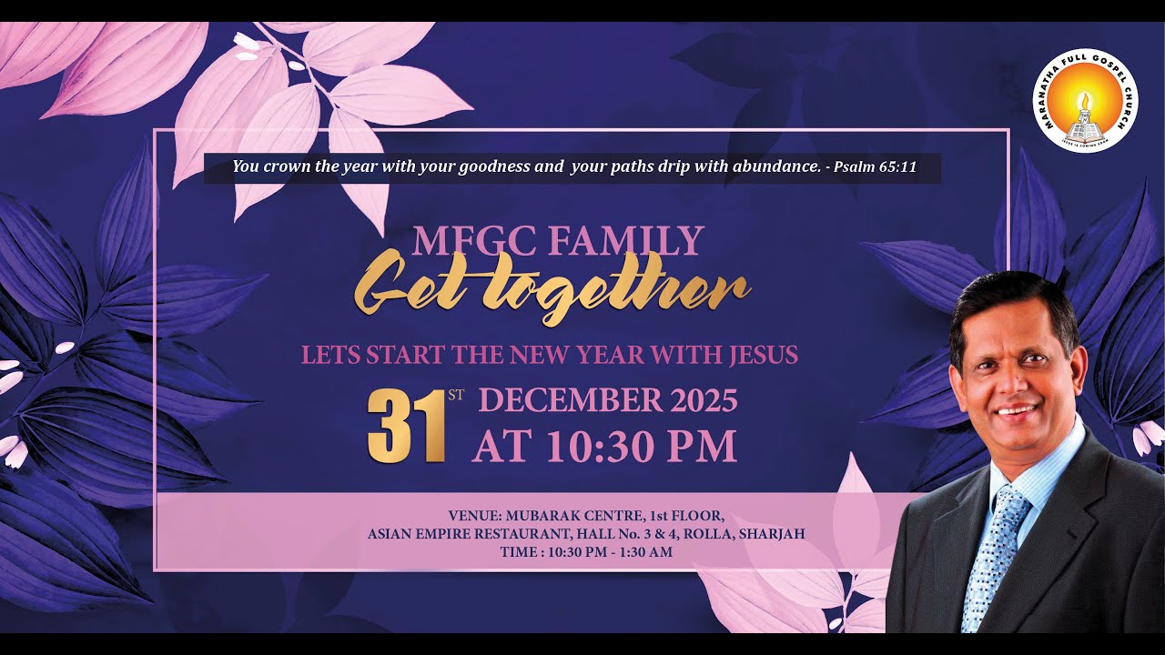 MFGC Watchnight service 31 Dec 2025