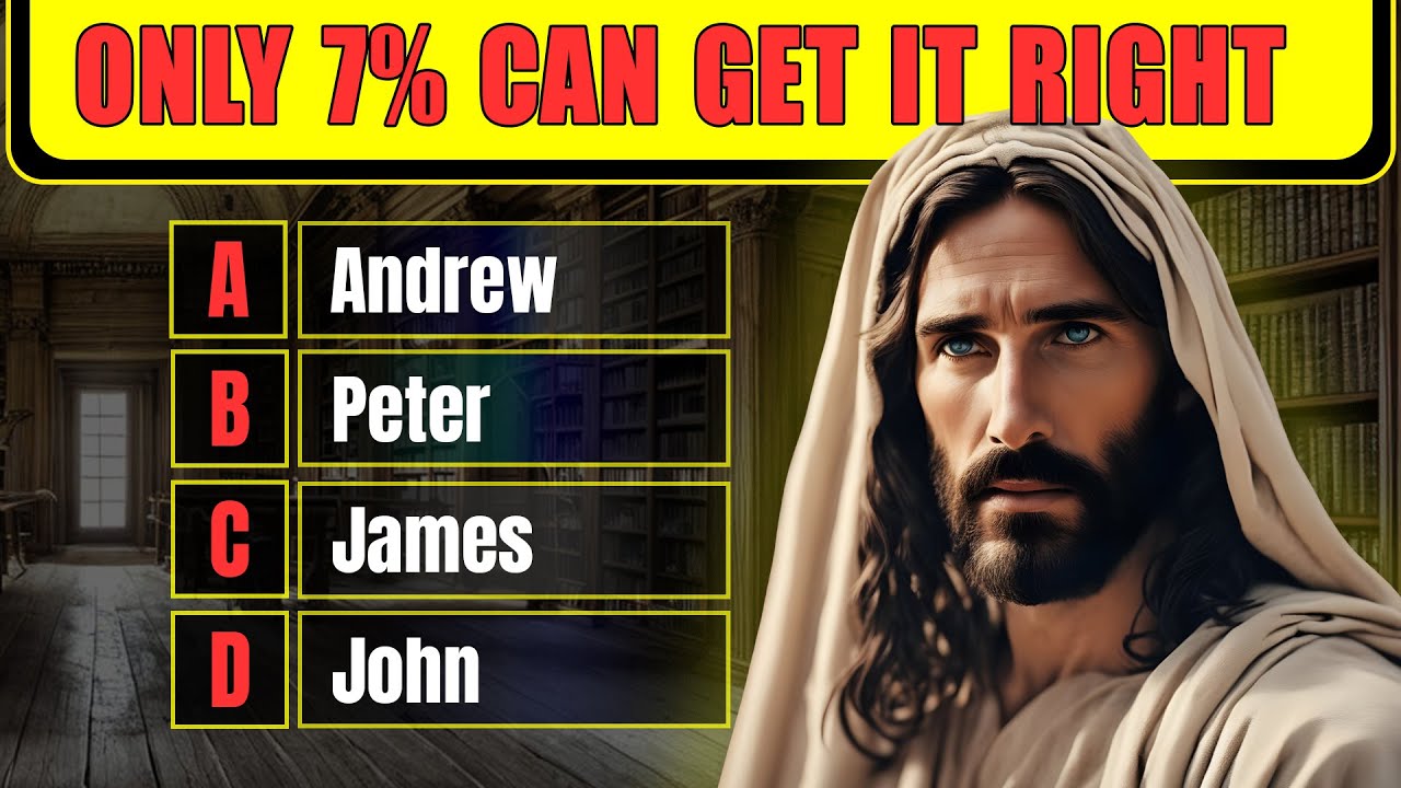 24 BIBLE QUESTIONS TO TEST YOUR BIBLE KNOWLEDGE - Easy Moderate Hard | The Bible Quiz
