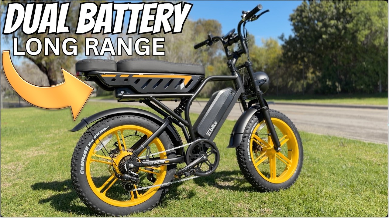 E-Bike that can travel 130 Miles on ONE CHARGE!! TST R9 ULTRA