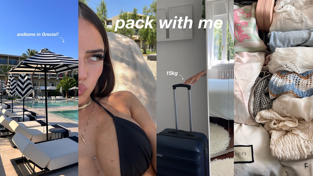 Pack with me: andiamo in Grecia 🇬🇷🤍 | federica