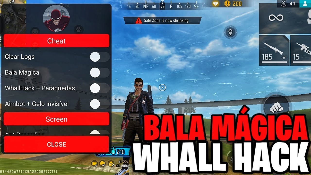 SAIU!!! PAINEL INJECTOR BALA M&Aacute;GICA + WHALL HACK + NO RECOIL + GELO INVIS&Iacute;VEL ❤️ ANTIBAN E ANTIBLACK