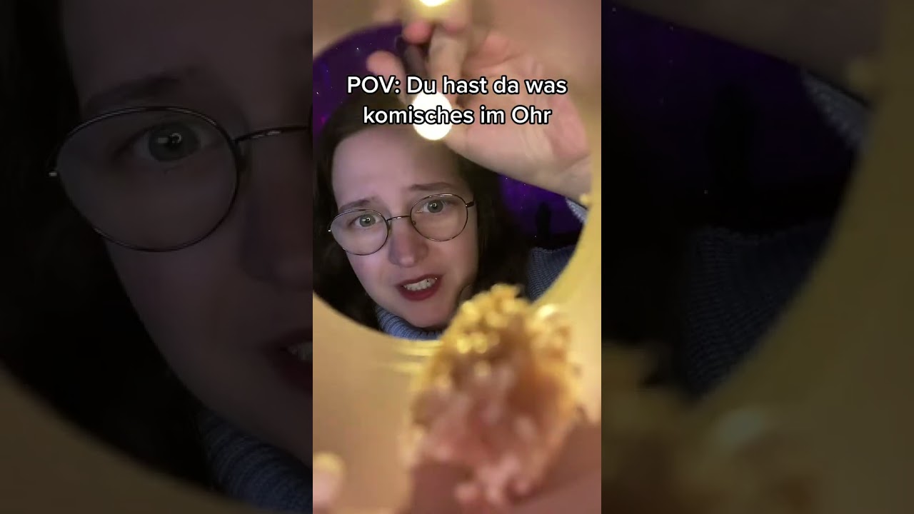 POV: Du hast da was komisches im Ohr #shorts #asmrshorts #asmr