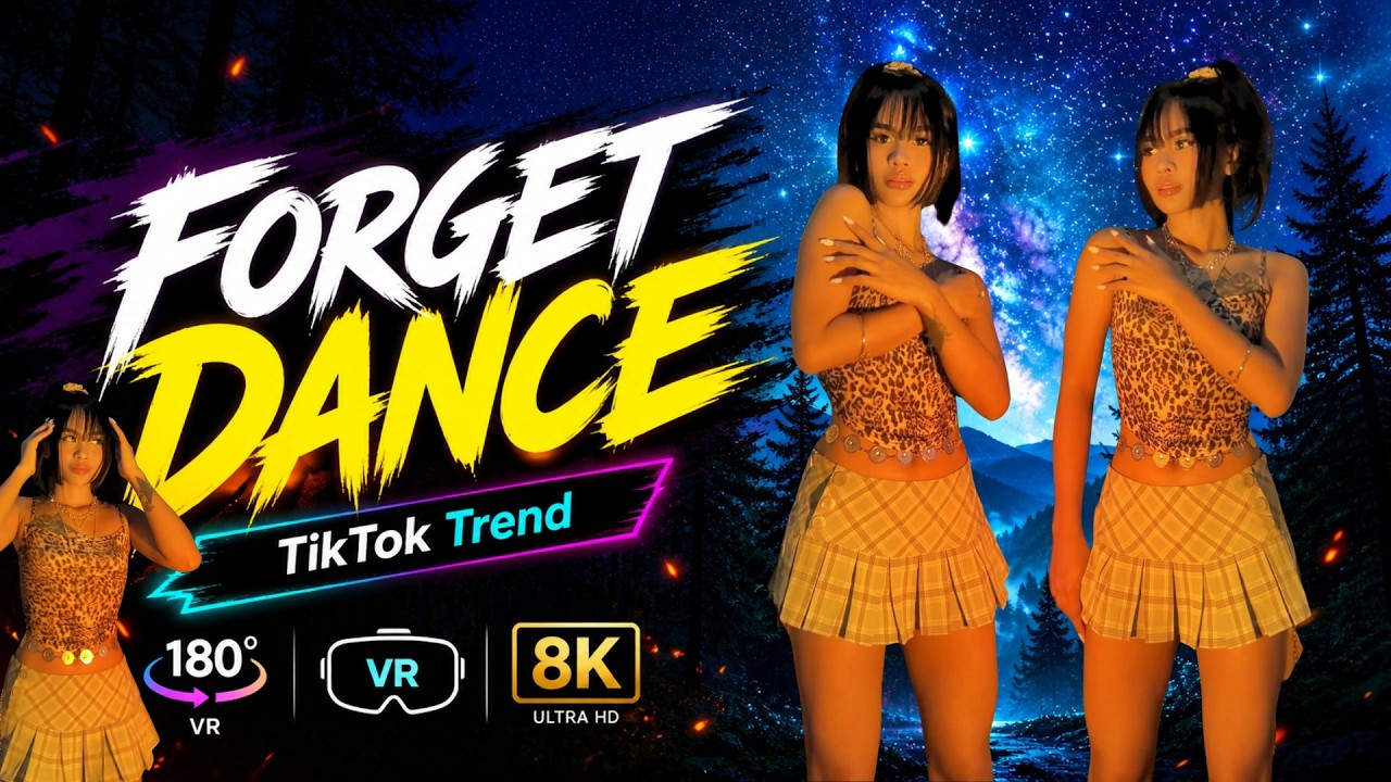 Asian Girl Dancing to POGO — “Forget” | TikTok Trends in VR180 3D