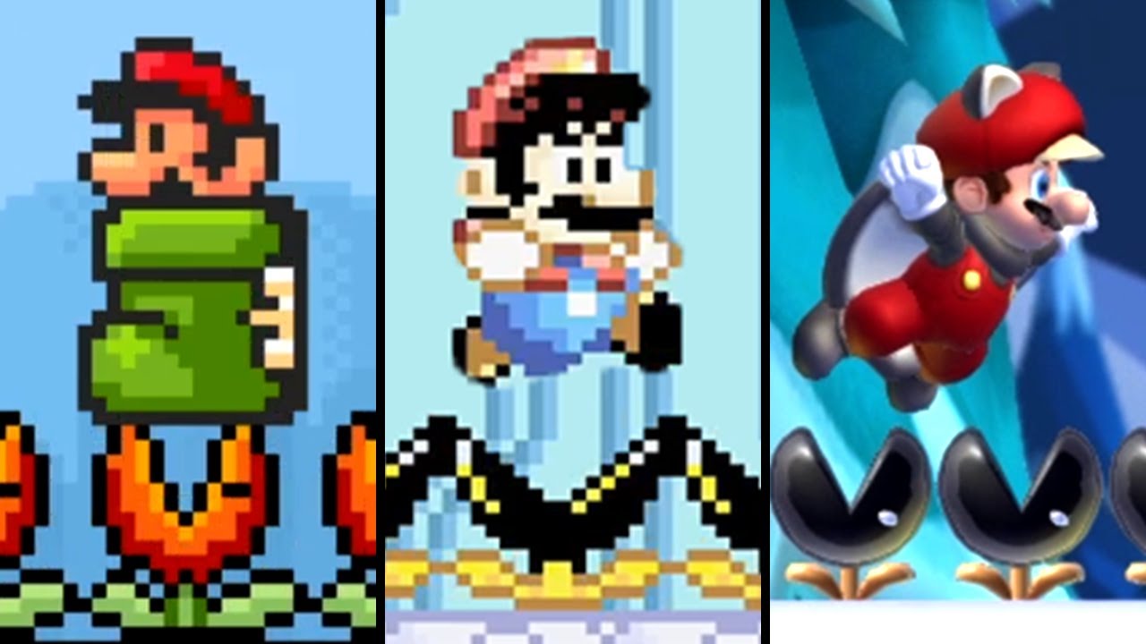 Evolution of Muncher Levels in the Super Mario Series (1988-2020)