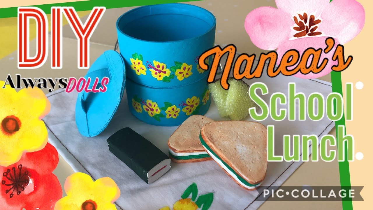 DIY - American Girl - Nanea's School Lunch Set