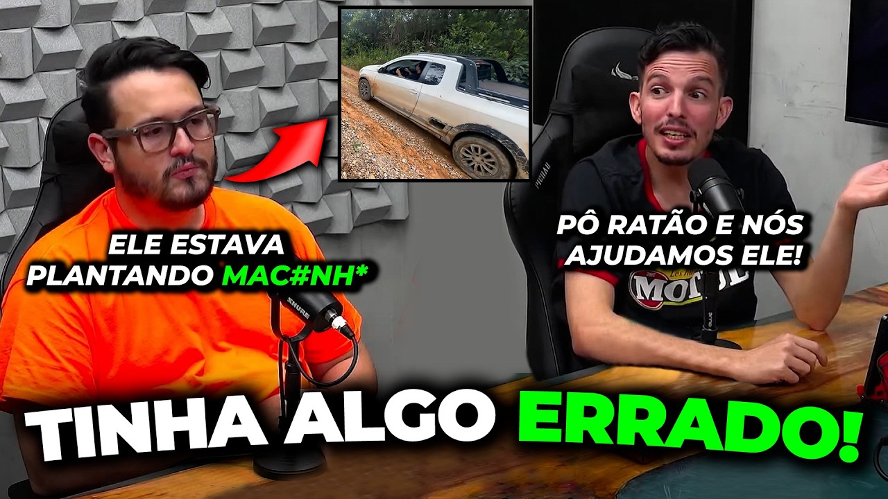 UMA SAVEIRO ATOLADA NO MEIO DO NADA 😳 | HISTÓRIA MUITO SUSPEITA 🤔 Ricardinho Acf e Rato borrachudo.
