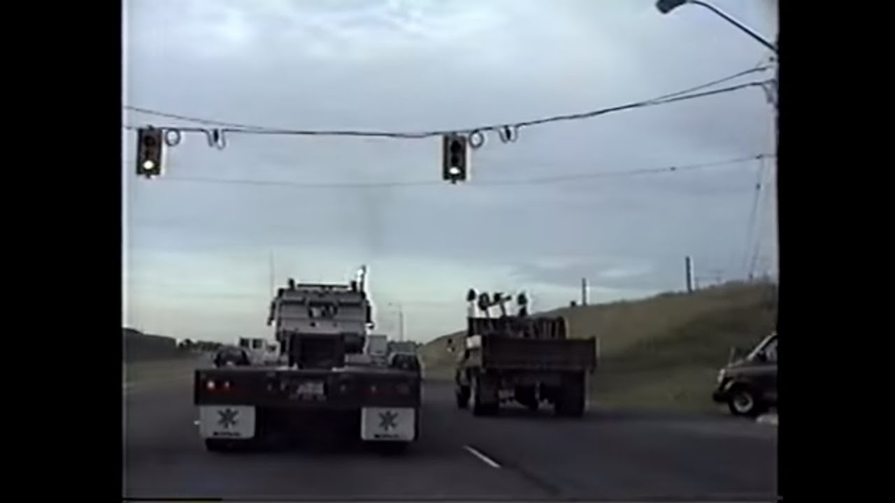 Driving Highway 427 through Toronto in 1992