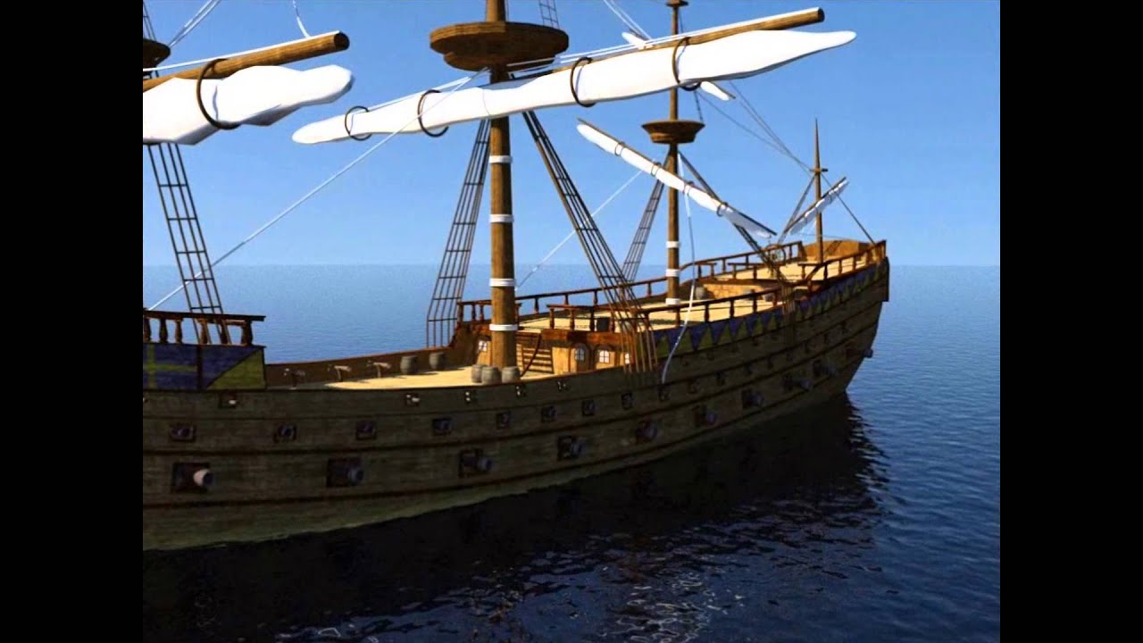 Visualisering av skeppet MARS i 3ds max / Visualization of the swedish galleon MARS in 3ds max