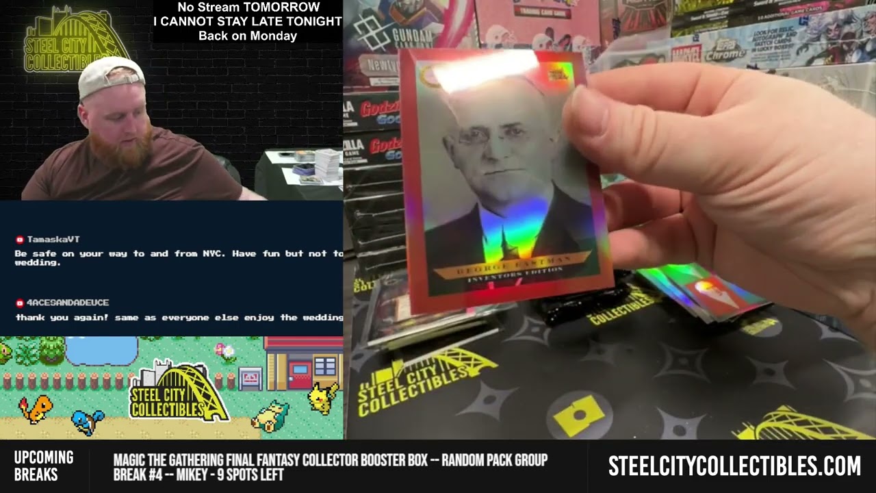 2025 Super Break Pieces of the Past Inventors Edition Hobby Box -- Personal Break for Gary