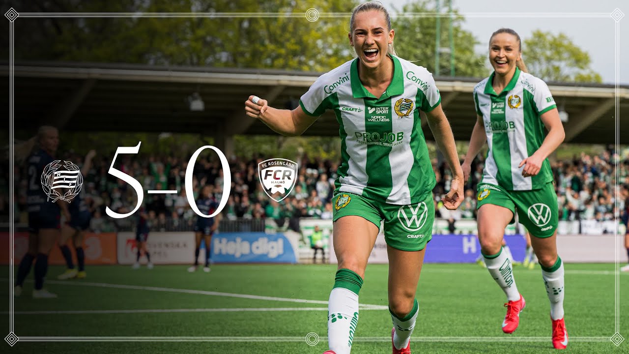 SAMMANDRAG | Hammarby 5-0 Rosengård | Svenska Cupen 2025