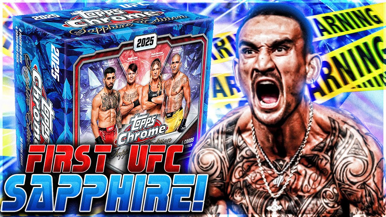 FIRST EVER UFC SAPPHIRE!! | 2025 Topps Chrome UFC Sapphire Review