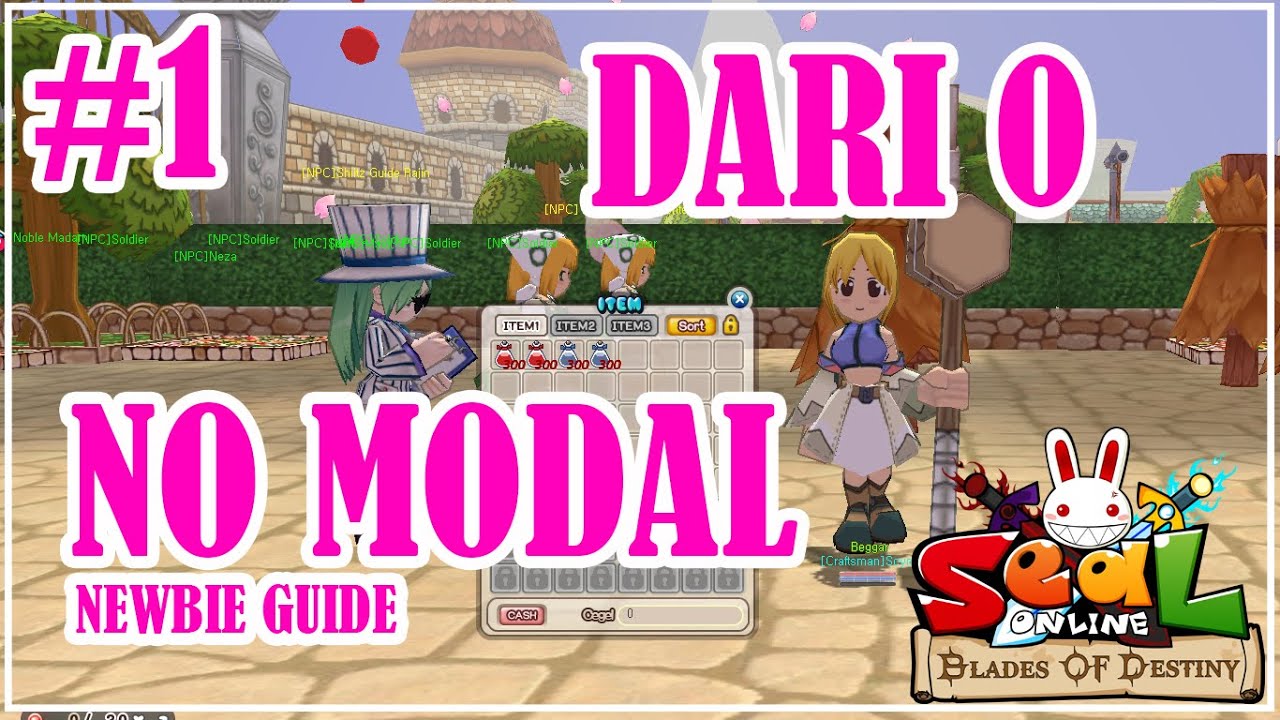 SEAL ONLINE BOD : MULAI DARI 0 , NO MODAL, PROSES DARI AWAL #1