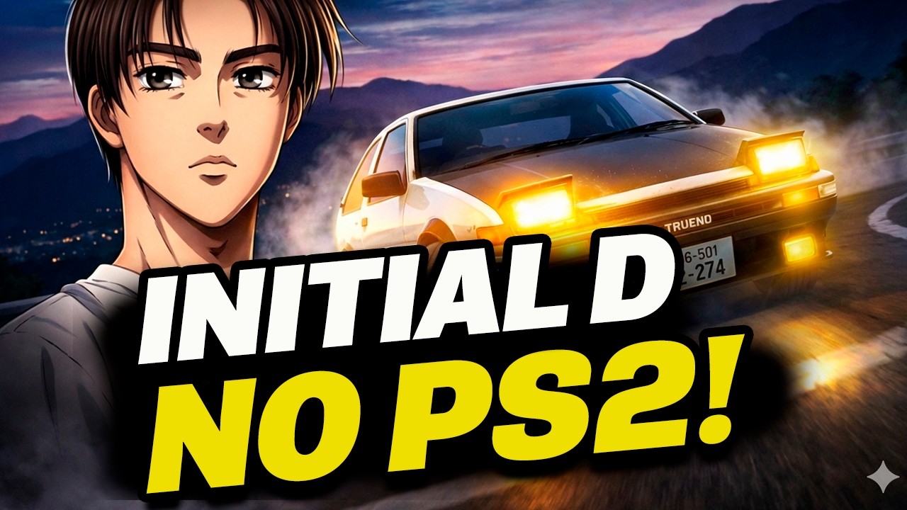INITIAL D DO PS2 É MELHOR DO QUE EU LEMBRAVA? (GAMEPLAY)