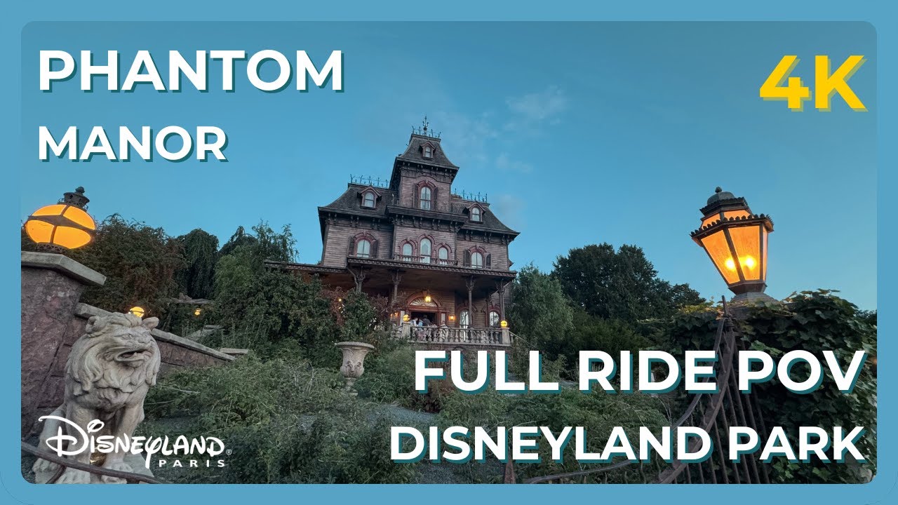PHANTOM MANOR [FULL RIDE POV] (4K) | Disneyland Park | Disneyland Paris