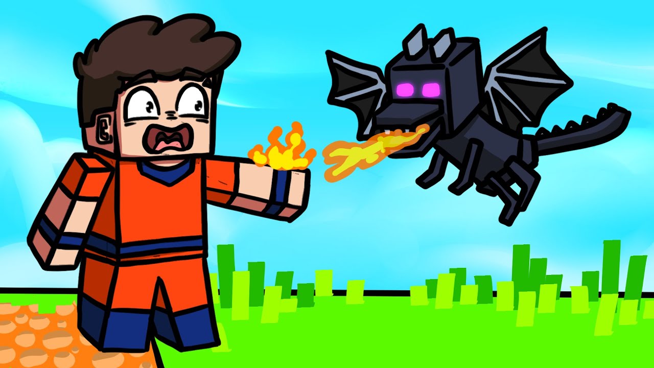 MINECRAFT, ALE DOTKNIESZ TRAWY = POJAWIA SIĘ SMOK! | MINECRAFT