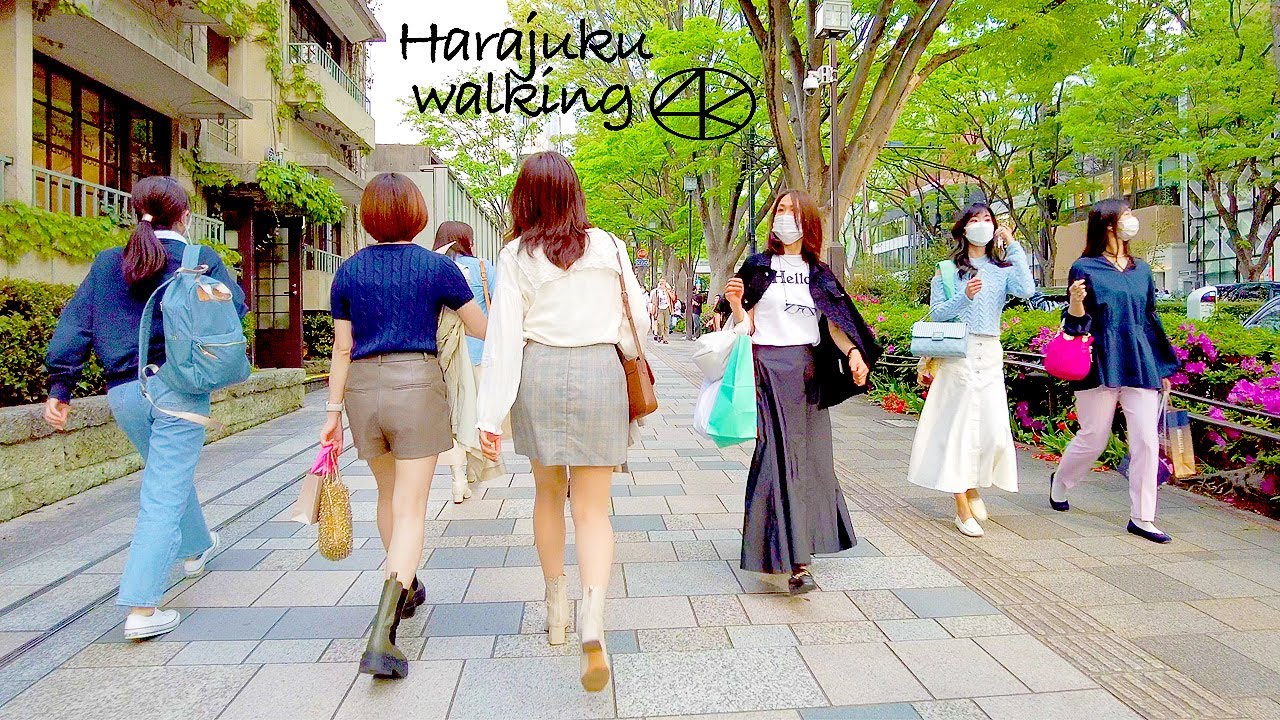 4K 原宿竹下通りから青山通りウォーキング2022 Japan,Tokyo Harajuku Takeshita Street to Aoyama Street Walking