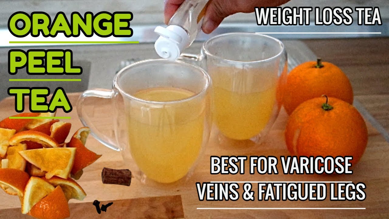 Never waste this again! How to Make ORANGE PEEL TEA for WEIGHT LOSS / Loaded with HEALTH BENEFITS