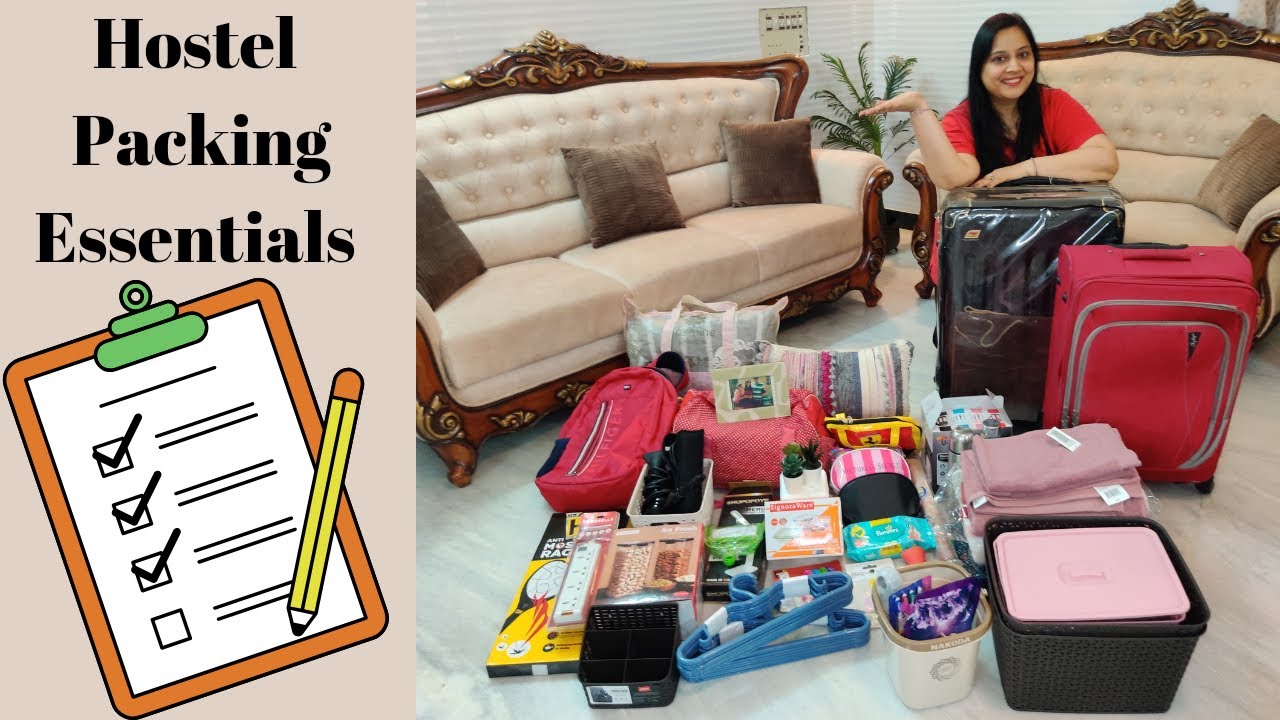 Hostel Essentials | Hostel Packing List |