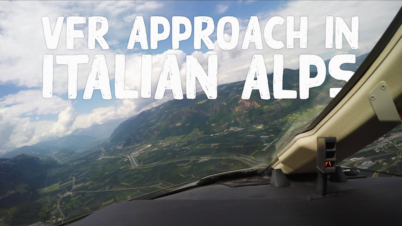 PRIVATE JET PILOT POV landing in BOLZANO / Full Approach / 4K